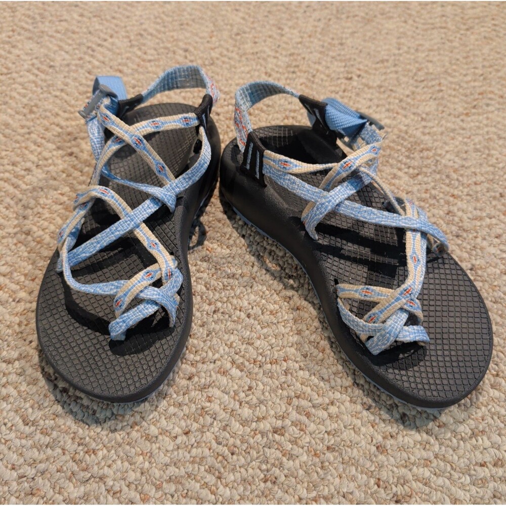 Chaco ZX/2 Sandals Womens 8 Blue Strappy Sport Trail Hike Gorpcore